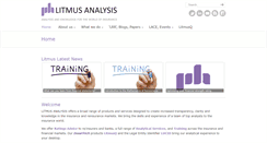 Desktop Screenshot of litmusanalysis.com